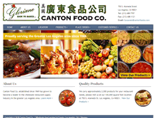 Tablet Screenshot of cantonfoodco.com